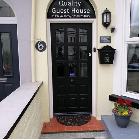 No 6 Quality Guesthouse Llandudno Exterior foto